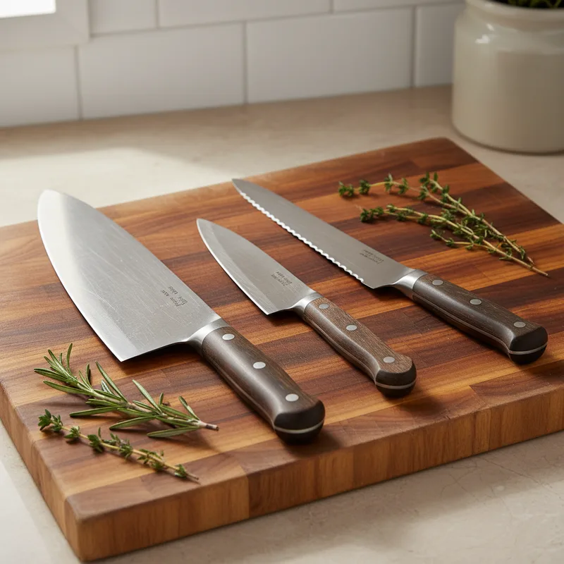 Couteaux de Cuisine : Les 3 Seuls dont Vous Avez Vraiment Besoin