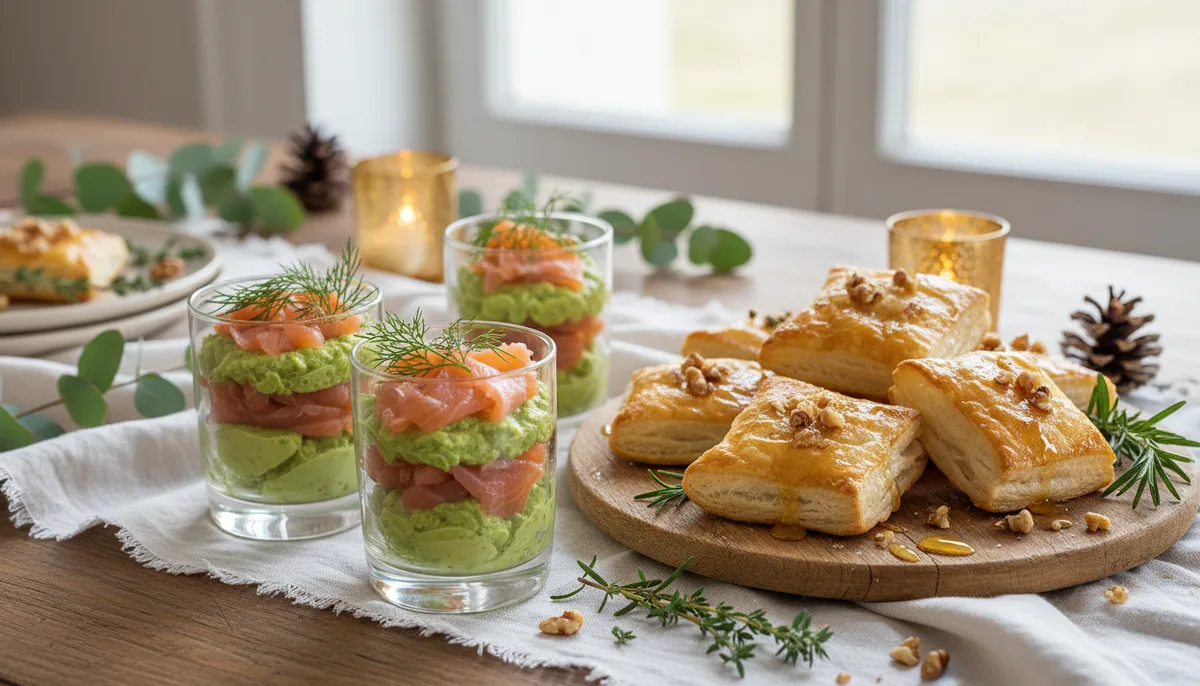 Recettes faciles pour Noël : menu complet de l'apéritif au dessert